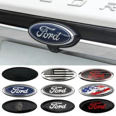 115x45mm ABS Auto Heckemblem Front Haube Motorhaube Emblem Zubehör für Focus Fiesta Mondeo F150 Ranger Fusion Kuga