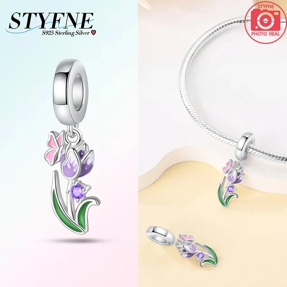 Charms Plata Originales Polychromatic Beads For Charms Real Copper Fashion Bracelet Beads Jewellery Producing Women'S Gift