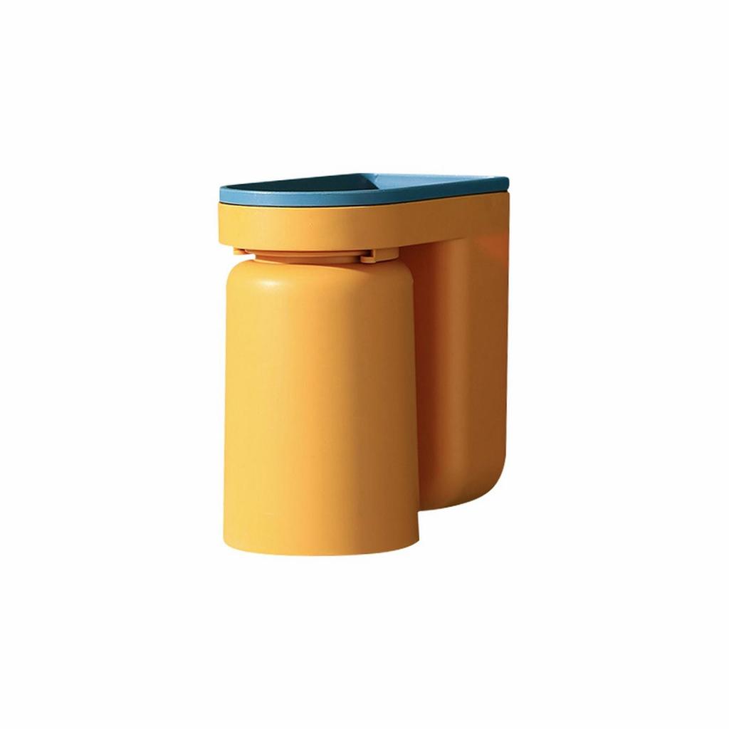 Toothbrush Rack Punch Light Luxury Mouthwash Cup Brushing Cup Wall Mounted Bathroom Storage Holder Box Couple Tooth Cylinder