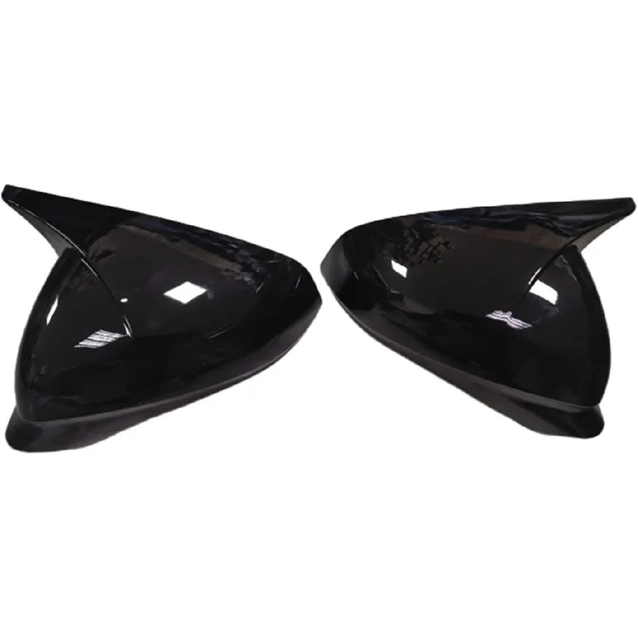 

Car Sticker Rearview Side Mirror Cover Wing Cap Exterior Door Rear View Case Trim Carbon Compatible With Seat Leon Cupra Formentor 2020-2024(Gloss Gloss Black