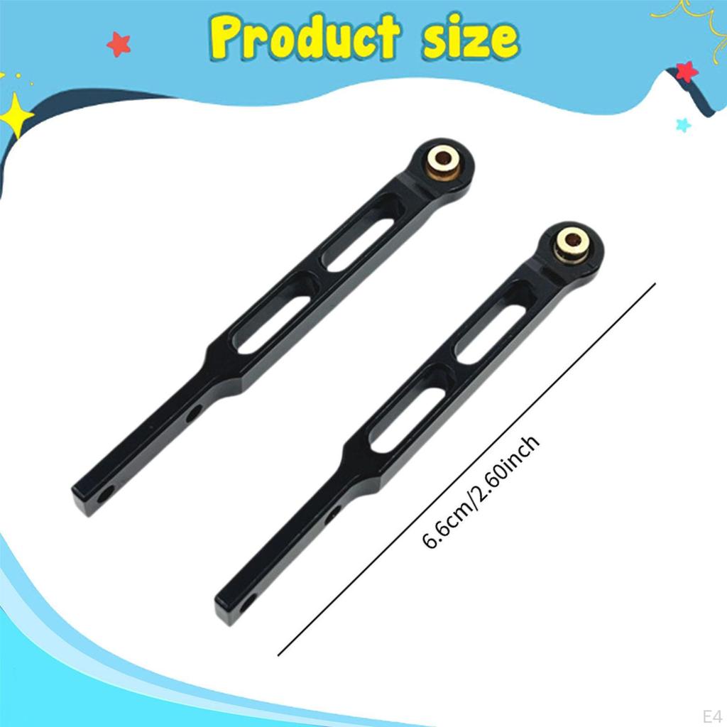 1/12 RC Car Axle Pull Rod Set of to Install Accessories Sturdy Metal Repair Parts Rear