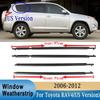 4 Bucăți Cauciuc Exterior Geamuri SUA sau UE pentru Toyota RAV4 2009-2012 75720-0R020 Bandă de Etanșare Protector Geam pentru Geam RAV-4 XA30