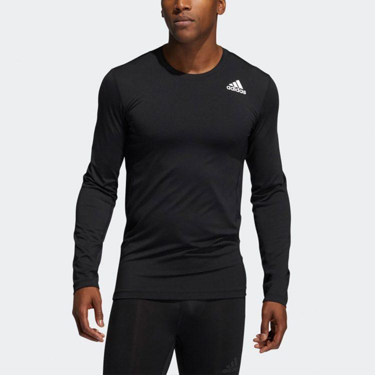 adidas T Shirts Men's Black Crew Neck Moderate Straight Fit GM5038