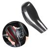 For BMW X1 F48 X2 F47  1 Series  2 Series Gran Tourer 2018- Carbon Fiber Style Gear Shift Knob Cover Trim