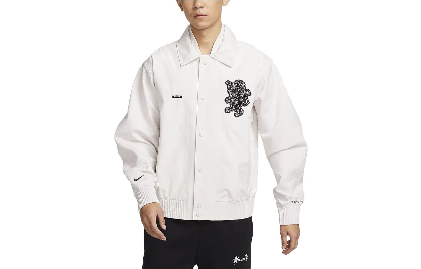 Nike Jackets Men s White Lapel Moderate FB7126-030 XXL