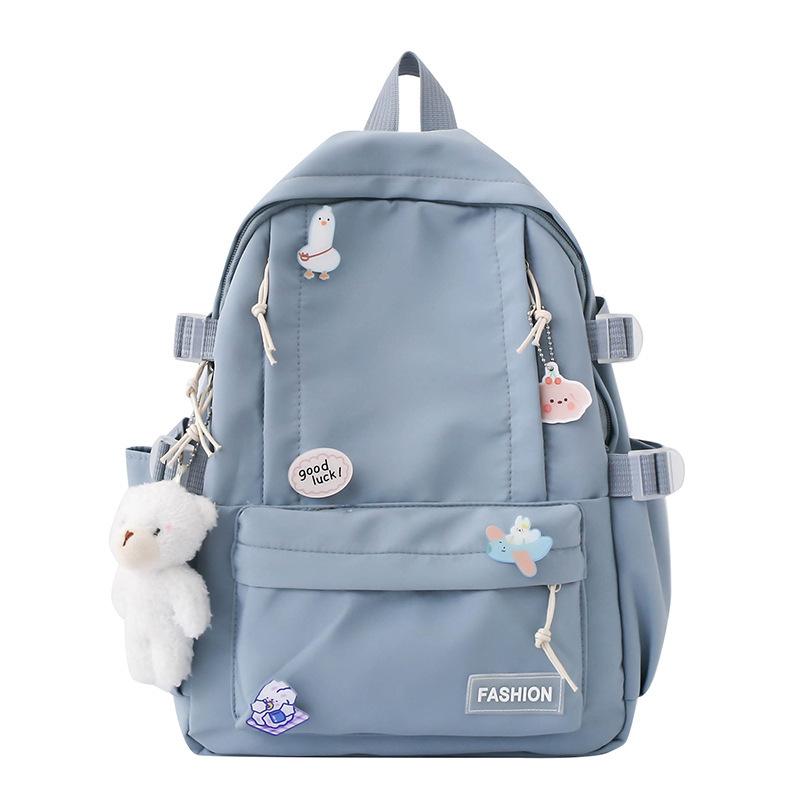 Fresh and Sweet Text Casual Fashion Backpack New Primary and Secondary School Schoolbag Large Capacity Wind Backpack