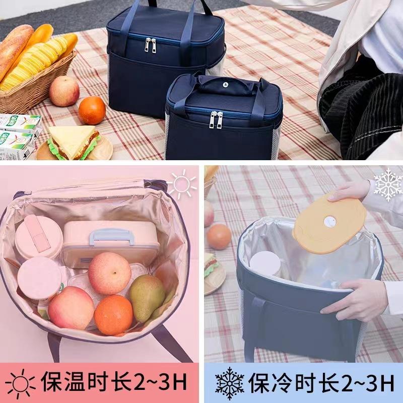 Multifunctional Thermal Lunch Bags Large Capacity Waterproof Portable Cooler Hiking Bag Box Insulated Picnic Food Bag