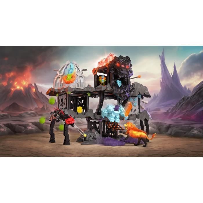 Coffret MasterCave Smashrador Eldrador, 18 Fonctions, 6 Figurines, SCHLEICH 42757 Eldrador Creatures, 119 Pièces, Dès 7 Ans