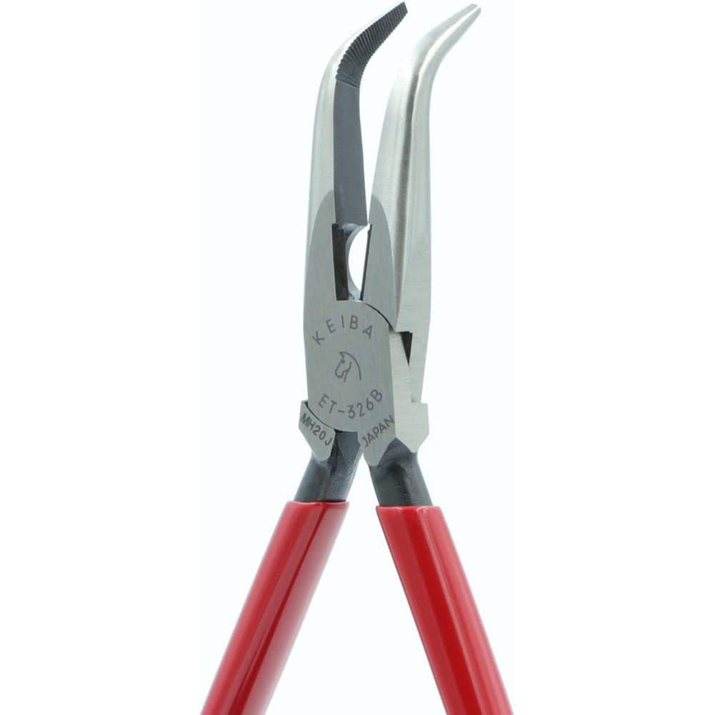 Maruto Hasegawa Kosakujo Keiba Long Nose Bent European-style Pliers, Type, 170mm, ET-326B