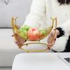 Hammock Shaped Fruit Vegetable Basket Iron Wire Display Tray Hollow Kitchen Accessories  Snack