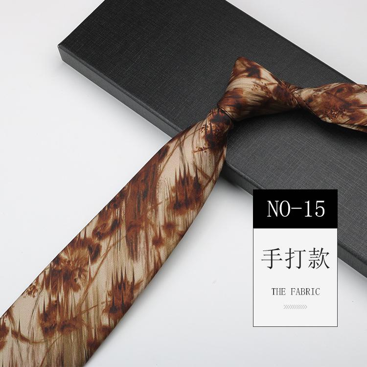 

Узор Галстук Мужской Ретро Деловой Платье Принт Кешью Кешью Повседневный Высококлассный Мягкий На ощупь Широкий Галстук