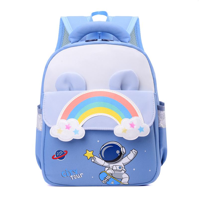 3 till 6 år gammal förskoleväska Regnbåge Tecknad ryggsäck Barnryggsäck