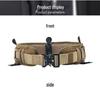 Tactical Laser-Cut Molle Camouflage Waist Belt for Outdoor Training
