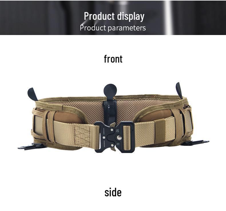 Tactical Laser-Cut Molle Camouflage Waist Belt for Outdoor Training
