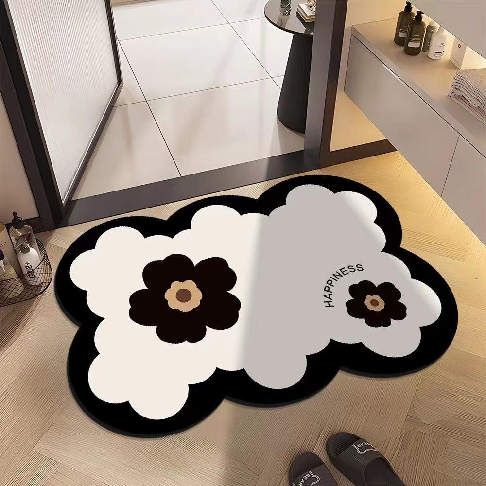 Bathroom Mat Diatom Mud Door Absorbent Mat Quick Dry Non-slip Mat Toilet Toilet Entry Diatom Mud Mat