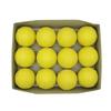 Bolas de Treino de Beisebol Naigai Soft, Tamanho M, Amarelo, 1 Dúzia (12 bolas)