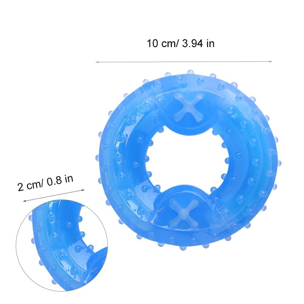 Soft Rubber Dog Cooling Toy circular Frozen Chew Toy Fun TPR Durable Toy  Indoor Play