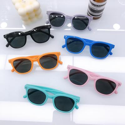 Erkek ve Kız Çocuk Moda Polarize Güneş Gözlüğü Çocuk Silikon Anti-Ultraviyole Güneş Gözlüğü Moda Sokak Günlük Güneş Gözlüğü