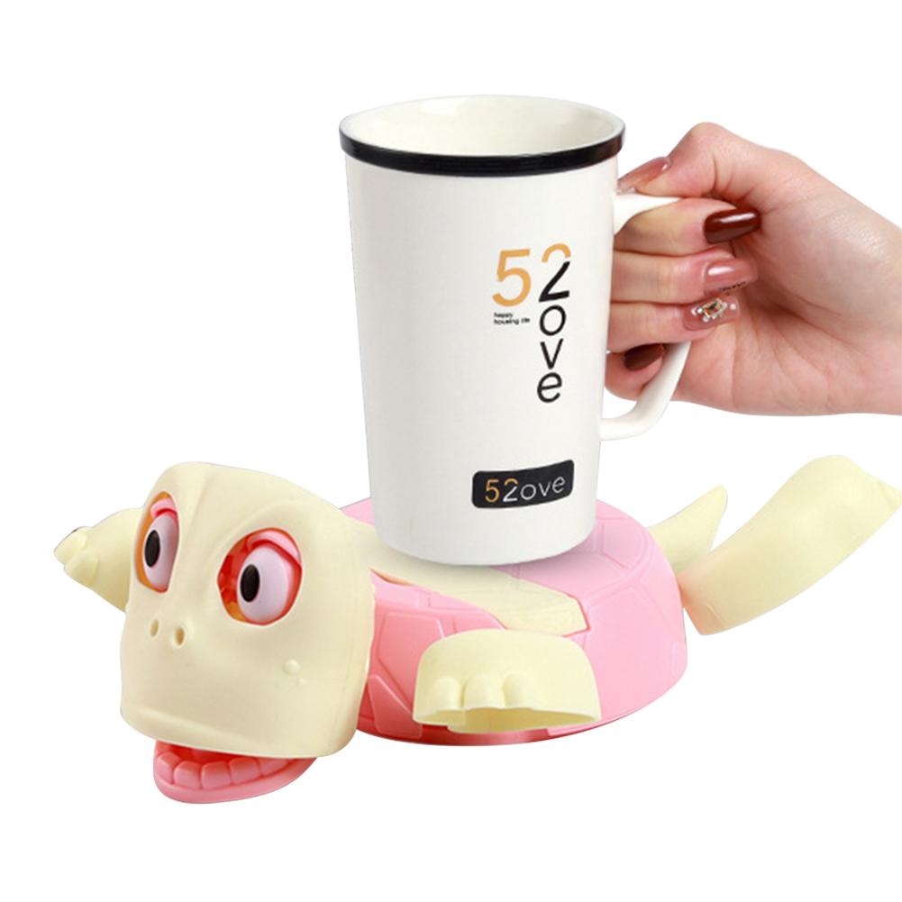 Funny Turtle Coaster with Phone Holder Creative Panicked Turtle Cup Pad HomeTableware Decorative 3D Printed Ornament Cup Mat