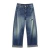 European Women's Classic Mid-Waist Loose Ripped Jeans for Spring 2026