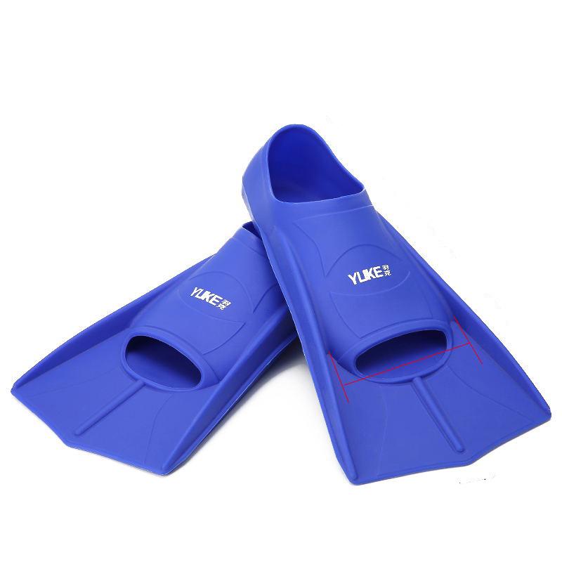 Unisex Silikon Kurze Schwimmflossen für Freistil und Brustschwimmen – Leichte Trainingsausrüstung für Erwachsene und Kinder.