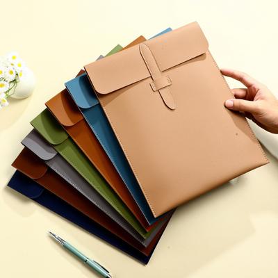 Borsa Portadocumenti Ecopelle Leggera Portatile Organizzatore per Archiviazione Documenti Custodia per Documenti Resistente ai Graffi Impermeabile
