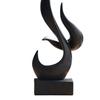 Modern Abstract Statues Sculpture Living Room Flame Shape Figurines Desk Decorations, Bookshelf