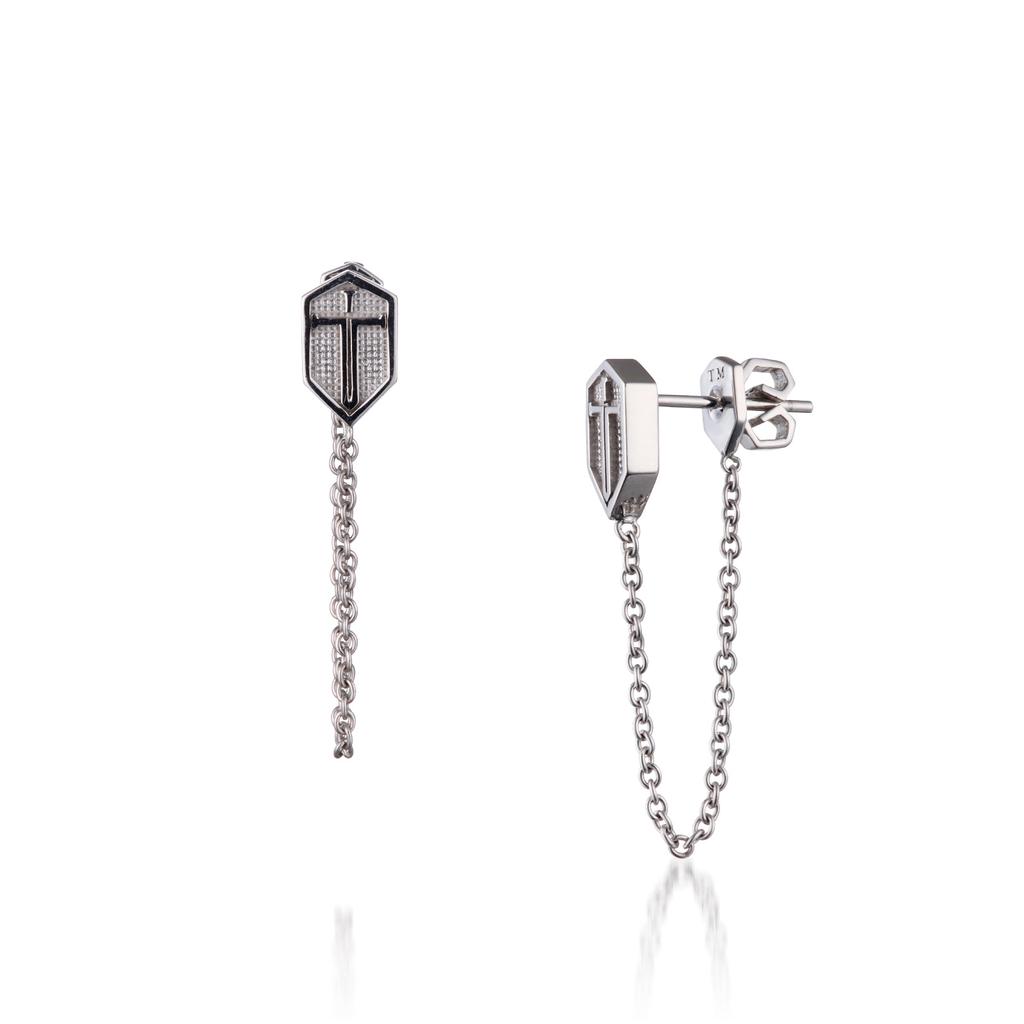 Trencadism Andrew Earrings Silver 925 Earrings Trm Ade30Cheb
