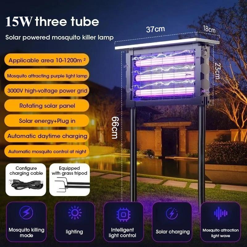 Solar Mosquito Killer Lamp 15/20/40W Fly