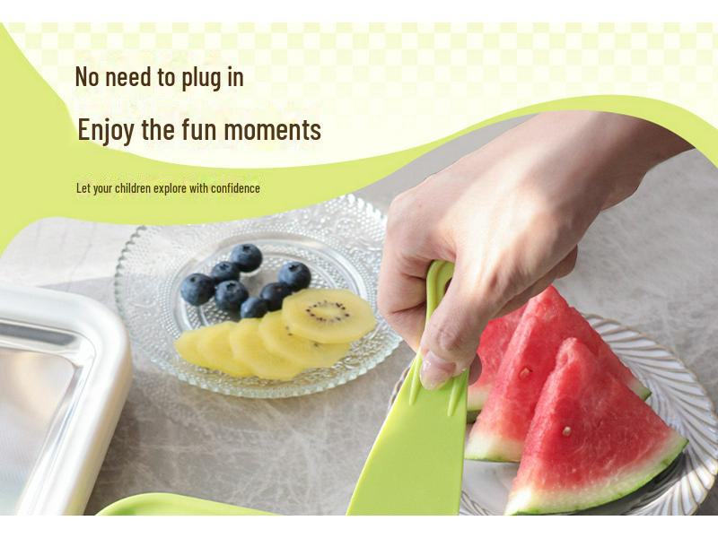 Máquina casera para hacer hielo frito y yogur: un regalo de verano compacto y sin enchufes para niños.