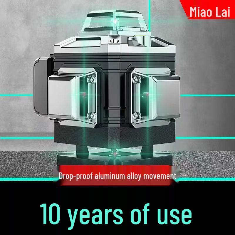 Germany Green Laser Level: 12-16 Lines, Infrared, Automatic, Wall & Floor-Mounted Instrument