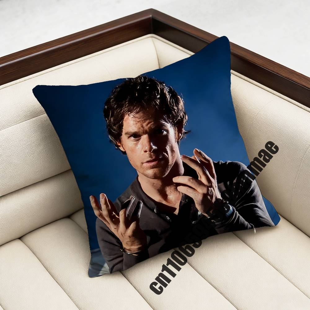 For D-Dexter M-Morgan Michael C Hall Throw Pillow Case Sham 45X45Cm 40X40Cm Square Car Pillowcase Pad Cushion Cover