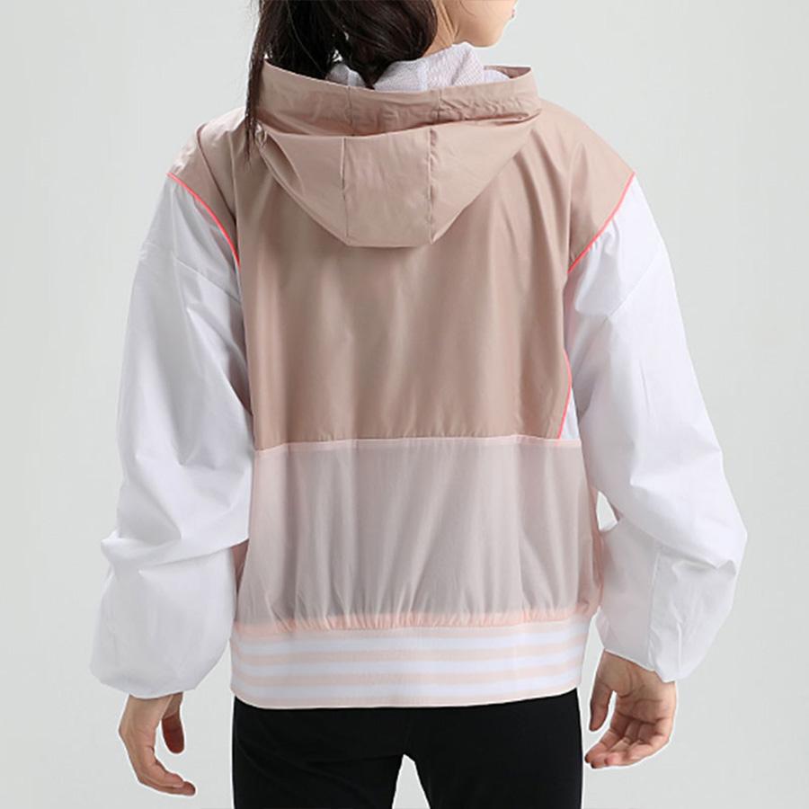 Adidas Neo Must Haves Bloková větrovka s logem Dámské svrchní oblečení Růžová GF0127