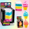 Schylling Needoh Cubo Sensorial Nice-Sicle Alívio do Estresse Cubo Macio Anti-Ansiedade Objeto para Apertar Para Foco População com TDAH