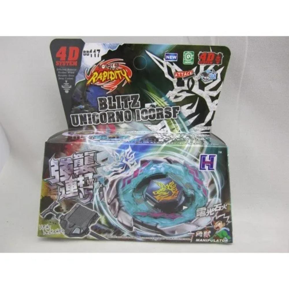 Takara Tomy 4D Metal Fusion Spinning Top Set With Launcher, Battling Gyro Toy, Interactive Gift (Random Parts)