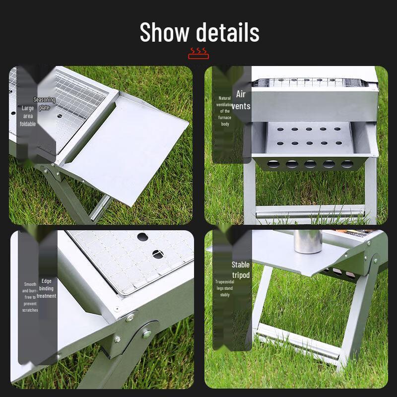 Yipan Foldable Charcoal BBQ Grill