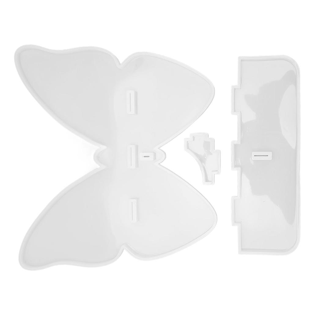 3 Pcs Silicon Mold DIY Crystal Epoxy Resin Wall Mount Butterflies Shelf Rack Mold Aromatherapy Silicone Mold