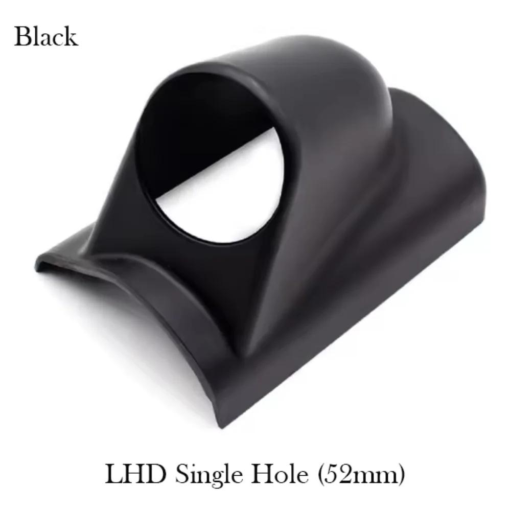 52mm Car Gauge Holder Single/Double Hole ABS Instrument Meter Rack Universal Car Auto Accessories for Left/Right Hand Drive