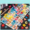 Wooden Animal Number Matching Board Educational Toy For Kids Learning And Development