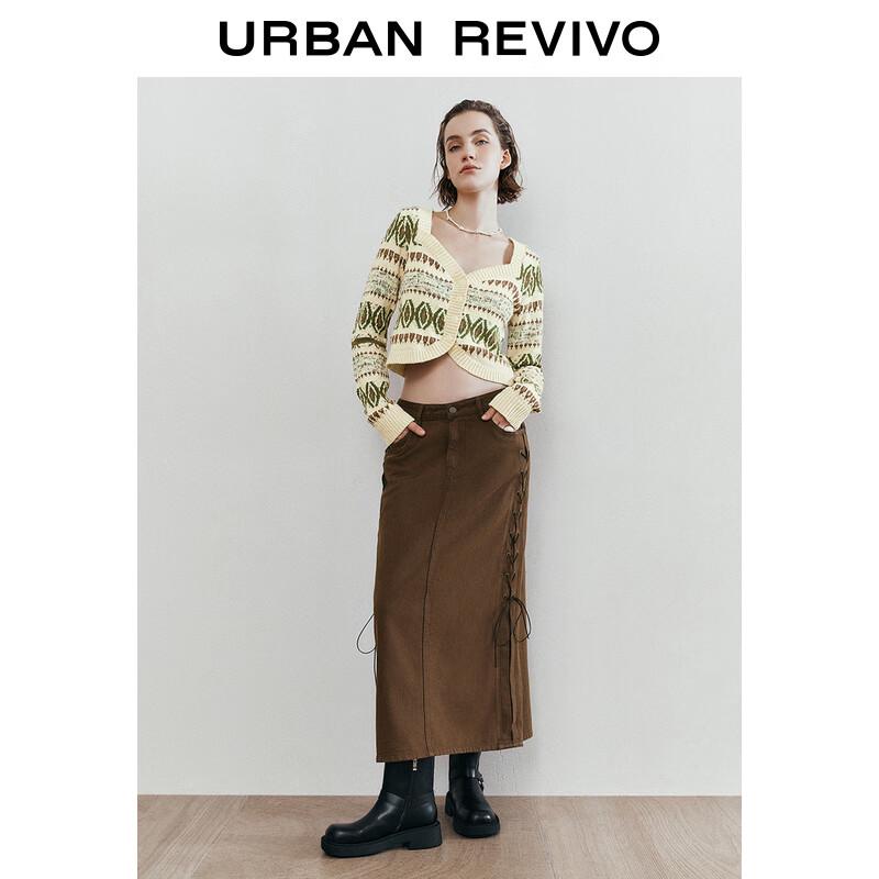 UR Women's French Jacquard Knit Cardigan