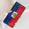 Haiti Haitian Flag Phone Case For Samsung Galaxy S25 S23 S30 S8 S21 S20 FE S24 S22 Note 10 20 Plus lite Ultra