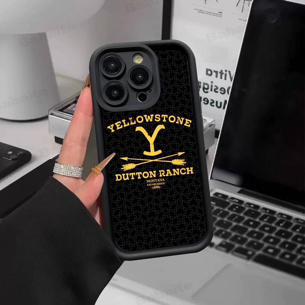 

Y-Yellowstone D-Dutton R-Ranch Logo Phone Case For IPhone 17 16 15 14 Plus 13 12 11 Pro Max Silicone Cover iPhone 13 pro