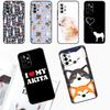 Animal Cute Dog Akita Case For Samsung Galaxy A54 A34 A14 A13 A33 A53 A12 A32 A52 A71 A51 A15 A25 A55 A35 Cover