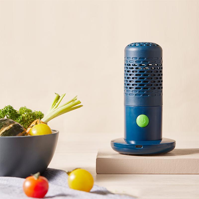 Capsule Vegetable Washer OH Ion Fruit Washing Machine 4400mAh Battery 25 Times Purification