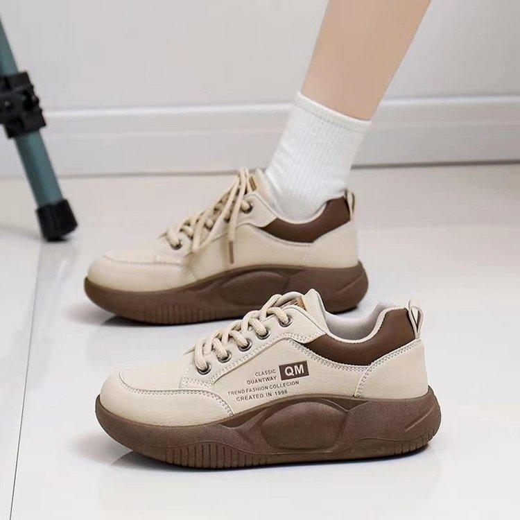 Tide spring summer new student ins tide shoes platform casual board shoes size 35 хаки