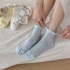 Fungus Edge Socks Women'S Short Tube Solid Color Cotton Socks Spring And Summer Thin Cute Lace Socks Trendy Women'S Socks