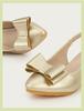 2025 Winter Girls' Versatile Fashion Shoes: High Heel and Bow Flats