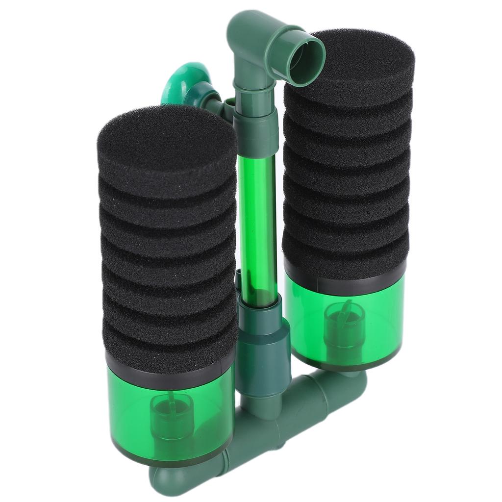 Akvarijní biochemický dvojitý houbový čistič filtr ryby ponorný pěnový filtr(QS100A S s nádobou )