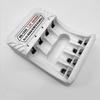 Lightweight Type C Charging Slot 4 Bay Charger Adapter Base for 1-4pcs AA /3A NiMH Batteries with High Efficiency