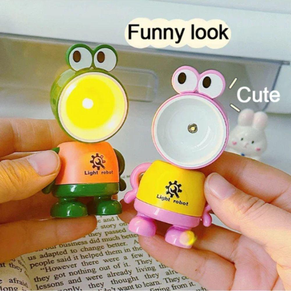 Mini LED Tabletop Decoration Cute Frog Night Light LED Light Desktop Ornament  Desktop Use